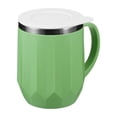 thumbnail image 3 of Yuarrent Taza aislada de 400ml, taza termo de acero inoxidable antiescaldado, taza de agua para mantener el calentamiento, buen sellado con tapa para Barra de herramientas No.1 Yuarrent HA027086-01, 3 of 6