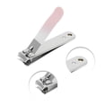 thumbnail image 3 of Unique Bargains 1pc Gradient Small Carbon Steel Flat Nail Clippers 2.36" Length Pink, 3 of 6