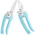 thumbnail image 2 of 2PCS Pruning Shears, Pruning Scissors Gardening Tools, Pruners For Flower, Bushes, Rose And Fruit Tree, Use For Florist, Yard And Orchard the Plant Clippers, Sharp White Steel Anvil Snips(Light Blue), 2 of 8