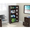 thumbnail image 4 of Inval 4-Shelf 2-Door Kitchen Pantry Storage Cabinet in Espresso, 4 of 10