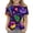 #A02-Royal Blue, variant on Abcomgle Girls Summer Tshirts 4-16 Crewneck Cat Print Tshirts Toddler Short Sleeve Girls Shirts Summer Trendy Cotton Toddler Tops Girls,Ginger,9-10Years