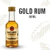 BACARDI Gold Rum, Gluten Free, 50 mL Bottle, ABV 40%