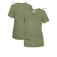 thumbnail image 5 of Adar Pro Scrubs For Women - Elevated V-Neck Scrub Top, 5 of 7