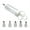 Style1:large, variant on Dessert Decorating Syringe Set Cupcake Frosting Filling Injector with 5 Icing Nozzles Cake Decorating Tool Easy to Use