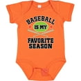thumbnail image 3 of Inktastic Baseball Is My Favorite Season Boys or Girls Baby Bodysuit, 3 of 5