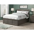 thumbnail image 3 of Madison Platform Bed with Matching Foot Board with Twin Size Urban Trundle Bed in Multiple Colors and Sizes, 3 of 9