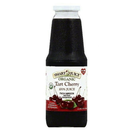 Smart Juice Tart Cherry 100% Juice, 33.8 Oz (Pack of 6)