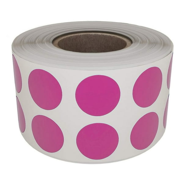 Royal Green Pink Dot Sticker Rolls Color Coding Labels Adhesive In 0