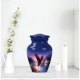 thumbnail image 5 of Mini Celestial Eagle Keepsake Urn – Keepsake Urns For Human Ashes - Burial Urns For Adult Human Ash - Urn For Human Ash Adult Man - Size 3 Inch Set Of 1, 5 of 7