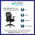 thumbnail image 3 of EMMA + OLIVER Mesh Mid Back Swivel Office Desk Chair, Black, 3 of 6