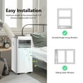 thumbnail image 6 of Costway 6450 BTU (10000BTU ASHRAE) Portable Air Conditioner 3-in-1 Air Cooler with Remote Control, 6 of 7