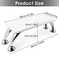 thumbnail image 4 of EIMELI Nail Arm Rest Nail Hand Rest Cushion Microfiber Leather Manicure Hand Rest Soft Waterproof Hand Pillow Footstool with 4 Stand Professional Sponge Nail Pillow for Nail Tech Use, 4 of 10
