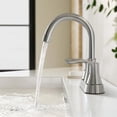 thumbnail image 3 of Brushed Nickel Bathroom Sink Faucet 2 Handle 4 Inch Centerset Vanity Mixer Faucet, 3 of 17