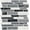 Marble Black, variant on Peel and Stick  Self Adhesive Backsplash Wall Marble Tiles Stickers  for Kitchen Bathroom,Spliced Blue (10-Sheet, 12"x12")
