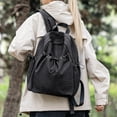 thumbnail image 2 of Casual Large Capacity Backpack Backpack Checkered Nylon Daypack with Multi Compartments Ergonomic Shoulder Strap for Travel, Hiking, Work and Daily Use 2026 Back to School(Black,30X13X35CM), 2 of 4