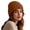 Brown, variant on PureCasa Beanies Hat for Women Halloween Pumpkin Embroidered Knitted Beanie Hat Winter Thick Warm Soft Cute Hat for Halloween