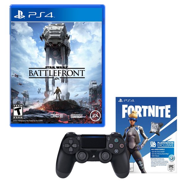 PlayStation 4 DualShock Controller Fortnite and Star Wars - Walmart.com