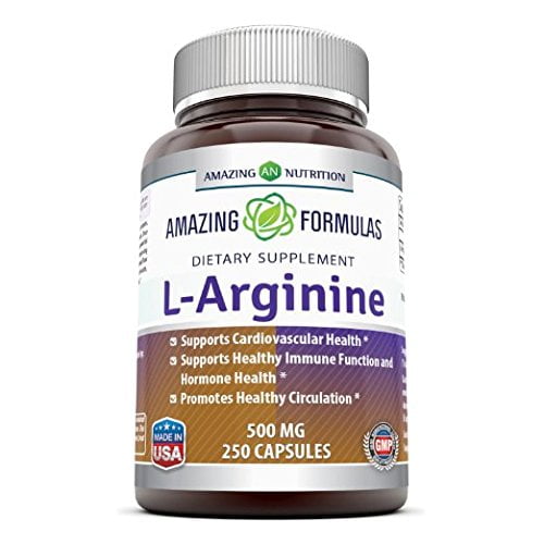 Amazing Formulas L-Arginine 500 Mg 250 Capsules