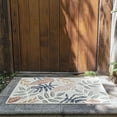 thumbnail image 3 of 2x3 Water Resistant, Small Indoor Outdoor Rugs for Patios, Front Door Entry, Entryway, Deck, Porch, Balcony | Outside Area Rug for Patio | Multi-Color, Floral | Size: 1'11'' x 3', 3 of 7