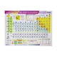 thumbnail image 1 of Tabla Periódica De Los Elementos Seemargs Bachillerato Tamaño Carta Paquete Con 25 Piezas, 1 of 2