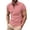 A-Watermelon Red264, variant on Bibifish Mens Polo Shirts Plaid Inner Lining Detail Shirts Mens Spring Summer Business Daily Wear Tops