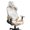 White-Marble Print, variant on SCRAWLGOD Marble Print Gaming Chair Cover Stretch Breathable Furniture Protector Washable Stain Resistant Office Chair Slipcover with Armrest Covers