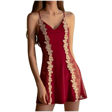 

AOOCHASLIY Clearance Ladies Sexy Lingerie Sexy Tight-fitting Stretch Net Pajamas One-shoulder Strap See-through Tights