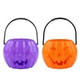 thumbnail image 1 of 2 piezas de decoración de linterna de calabaza para decoraciones de Halloween, 1 of 3