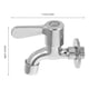 thumbnail image 2 of Quick Open Washing Machine Faucet Wall Mounted Silver Tap Single Handle for Garden, 2 of 5