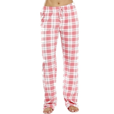 

Bowanadacles Women Plaid Pajama Pants Sleepwear Drawstring Cotton Loose Bottoms