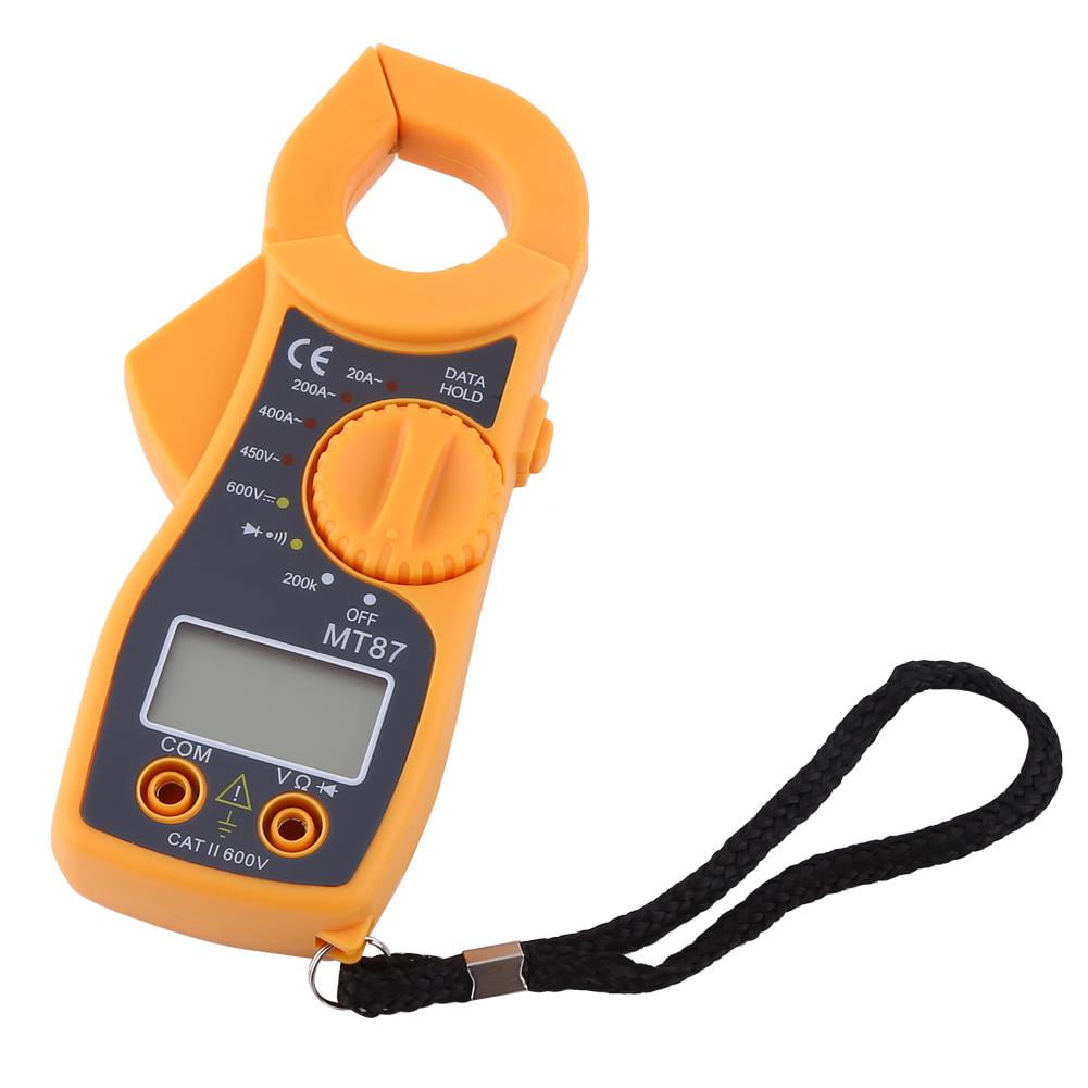Ashata Multimeter kk Digital Clamp Meter Multimeter AC DC Voltmeter Auto Range Volt Ohm Amp Tester US