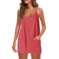 thumbnail image 7 of Weiqiqre Womens Jumpsuit Casual Short Sundress Workout Tennis Athletic Dress with Built in Shorts, 7 of 7