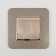 thumbnail image 1 of Pegatina decorativa para interruptor, cubierta protectora, luz de lujo, moderna, simple, de color sólido, placa de aluminio acrílico, marco de enchufe, 1 of 6