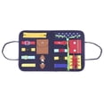 thumbnail image 3 of Folding Felt Cloth Busy Board Motor Skills Educational toddler activity board Learning Toys Gift, 3 of 9