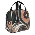 thumbnail image 3 of ZICANCN Insulated Lunch Bag for Women Men, Splash Blue Ink Abstract Paint Reusable Cute Lunch Bags for Picnic School Work Office, 3 of 8