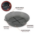 thumbnail image 4 of Performance Tool 13.5 x 11-Inch Oil Drain Pan | Clear Plastic, 7 quarts (1.75 gallons, 6.6 liters) Capacity, 4 of 7