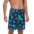 thumbnail image 2 of Bixox Men's Agave Cactu printed lightweight casual shorts, soft sleep shorts with pockets., 2 of 7