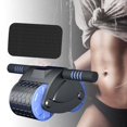 thumbnail image 6 of Abdominal Roller Wheel Training Abdominal Muscle Double Wheels for Men Women Blue, 6 of 8