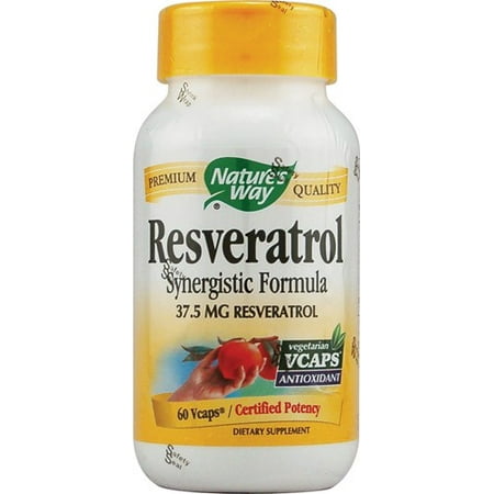 Nature's Way Resveratrol, vcaps 37.5mg