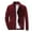Red, variant on Vedolay Men Jackets for Winter 2023 Fall Button Down Ribbed Cropped Cardigan Blazer Jacket Clothes Black,3XL