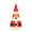 1C - Santa, variant on Clearance! 8-in Freestanding Santa Blow mold with White LED Lights, Christmas Decoration Indoor Outdoor, Christmas Gift (A)