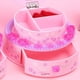 thumbnail image 3 of Joyero de pastel de cumpleaños, joyero musical decorativo rosa de plástico de forma exquisita para niñas, 3 of 12