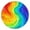 Colorful Tie Dye, variant on Colorful Tie Dye Wave Pattern Round Fitted Tablecloth with Elastic Edge,Dining Table Cover Waterproof,Outdoor Round Tablecloth for Camping,Dining,Indoor and Outdoor