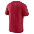thumbnail image 3 of Men's Crimson Alabama Crimson Tide Left Distressed Logo Tri-Blend T-Shirt, 3 of 3