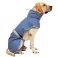 thumbnail image 1 of Large Dog Raincoat - Reflective Waterproof Windproof Dog Coat Cold Weather Warm Dog Jacket Adjustable Pet Cape Rainday Dog Vest for Small Medium Large Dogs, 1 of 8