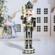 thumbnail image 3 of Cascanueces de madera de Navidad Estatua de de Cascanueces-38CM SM SunniMix Figuras de cascanueces, 3 of 8