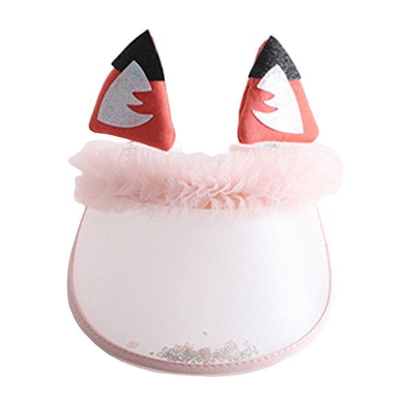 Children Hat Eye-catching Breathable Plastic Wide Brim UV Protection Visor Cap for Travel