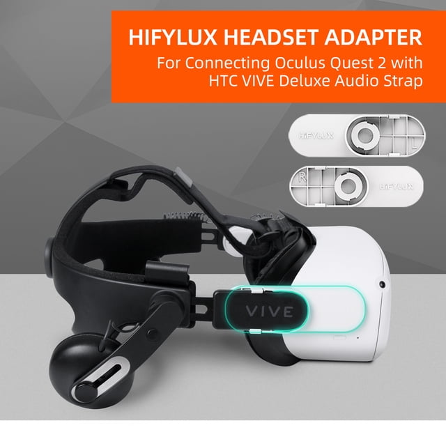 Binmer pour 2 Accessoires de Casque VR Lunettes Serre-Tête Adaptateur Kit