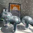 thumbnail image 6 of 4in Mushroom Shape Disco Mirror Ball Bedroom Decoration Aesthetic Retro Reflective Sparkle Mushroom Party Home Decor, 6 of 8