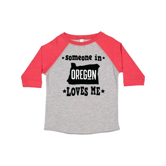 Inktastic Someone in Oregon Loves Me Boys or Girls Toddler T-Shirt